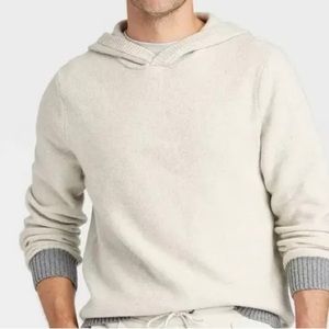 Men's Hooded Pullover - Goodfellow & Co ribbed cuffs and a ribbed hem.NEW & cozy